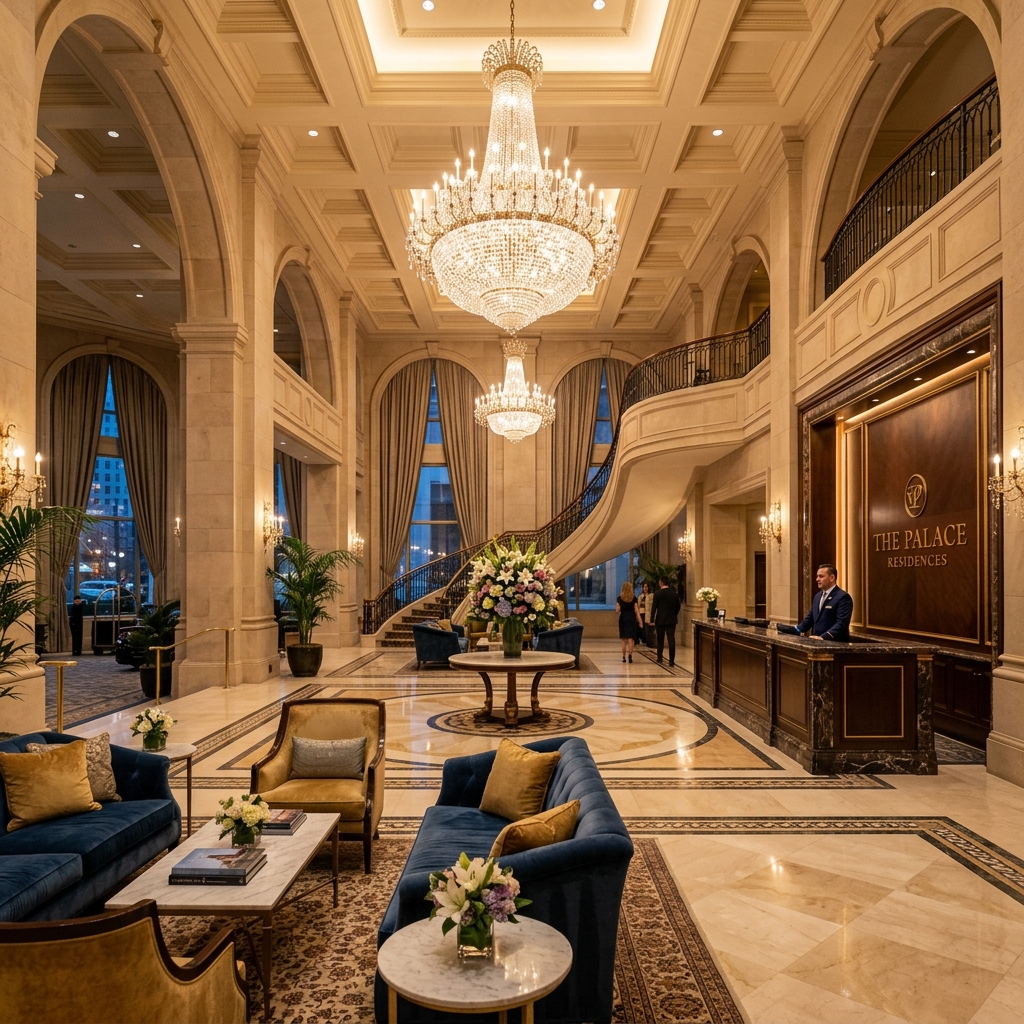 Sảnh đón Lobby 5 sao